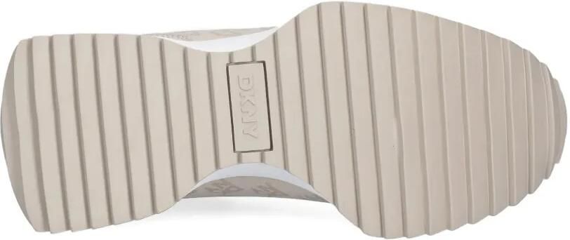 DKNY Sneakers met logoprint Beige - Foto 5