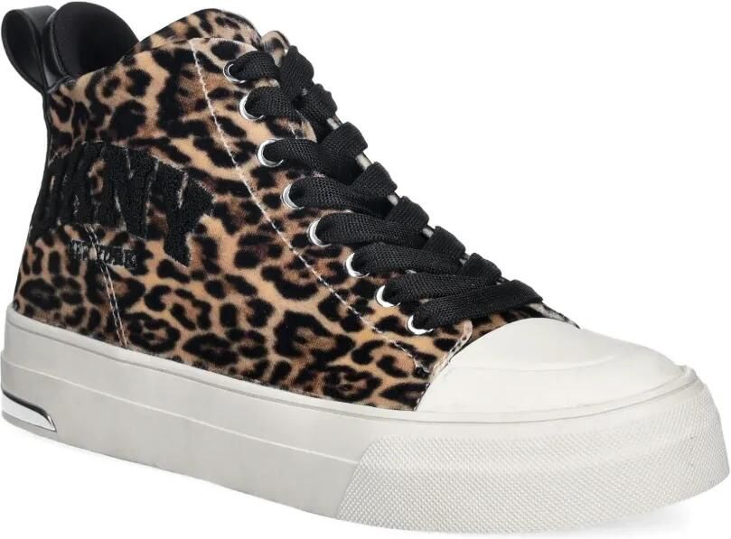 DKNY Sneakers met luipaardprint Bruin