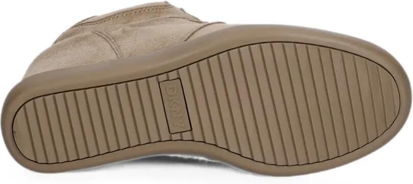 DKNY Sneakers met sleehak en logoprint Bruin - Foto 5