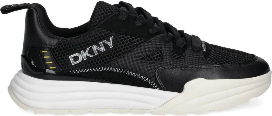 DKNY Zanira sneakers met logo Zwart