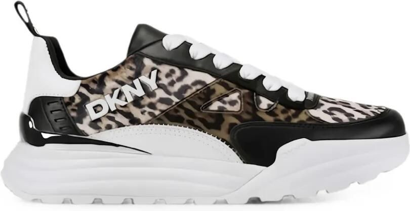 DKNY Zanira sneakers met luipaardprint Zwart