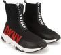 Dkny Kids High-top sneakers Zwart - Thumbnail 1