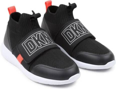 Dkny Kids Sneakers met logoband Zwart