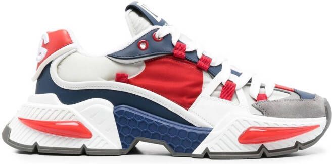 Dolce & Gabbana Airmaster sneakers met vlakken Rood