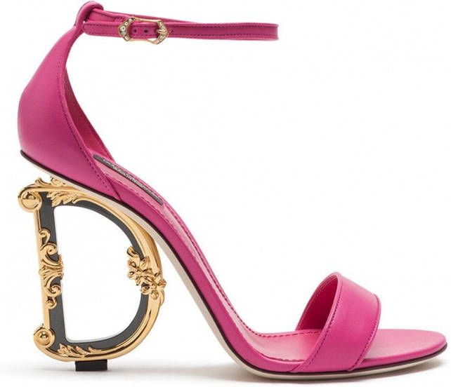 Dolce & Gabbana Baroque sandalen Roze