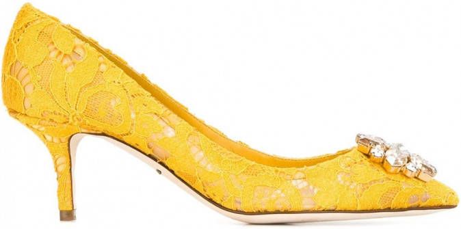 Dolce & Gabbana Belluci pumps Geel