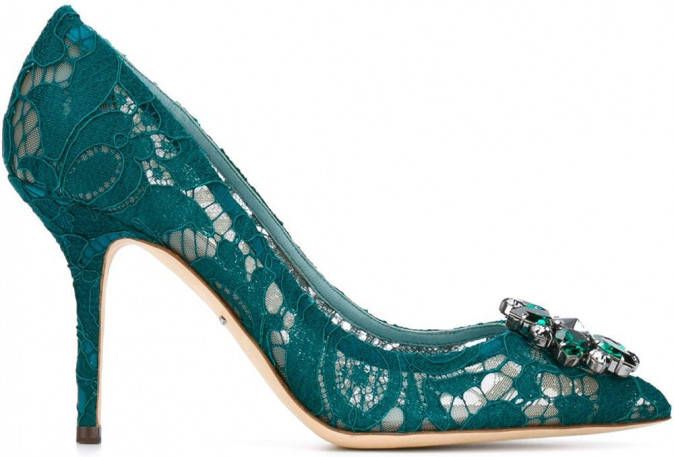 Dolce & Gabbana Belluci pumps Groen