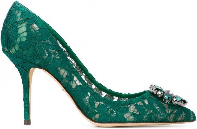 Dolce & Gabbana Belluci pumps Groen