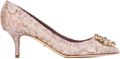 Dolce & Gabbana Bellucci Rainbow pumps met broche en bandjes Roze - Roze