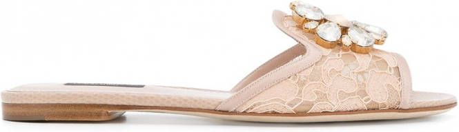 Dolce & Gabbana Bianca slippers Beige