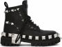 Dolce & Gabbana Combat boots met studs Zwart - Thumbnail 1