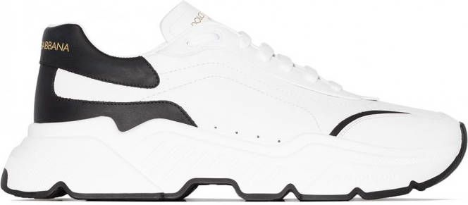 Dolce & Gabbana Day Master leren sneakers Wit