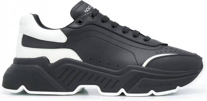 Dolce & Gabbana Daymaster tweekleurige sneakers Zwart