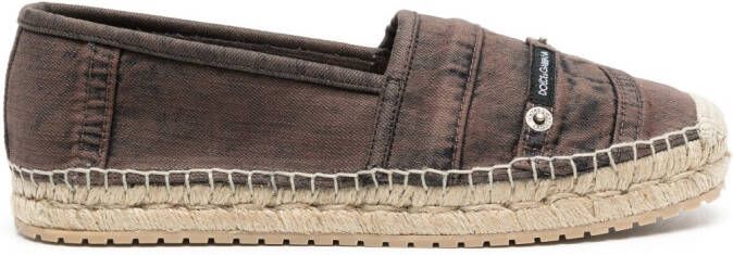 Dolce & Gabbana Denim espadrilles Bruin