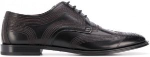 Dolce & Gabbana Derby schoenen met brogue detail Zwart