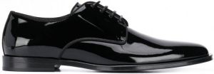 Dolce & Gabbana Derby schoenen met glossy-effect Zwart