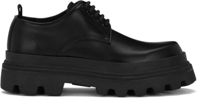 Dolce & Gabbana Derby schoenen met plateauzool Zwart