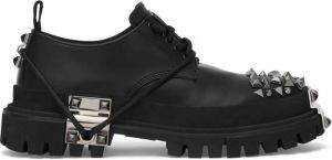 Dolce & Gabbana Derby schoenen met studs Zwart