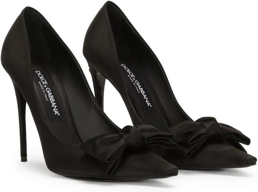 Dolce & Gabbana 105 mm pumps met strik-detail Zwart