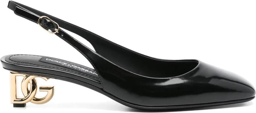 Dolce & Gabbana 40 mm DNA pumps met logo-hak Zwart