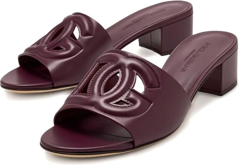 Dolce & Gabbana 40 mm DNA sandalen met DG-logo Paars - Foto 3