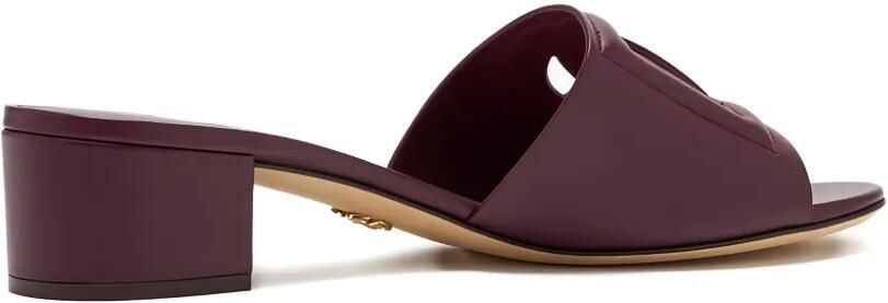 Dolce & Gabbana 40 mm DNA sandalen met DG-logo Paars - Foto 4