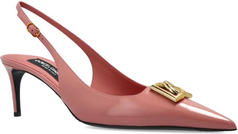 Dolce & Gabbana 60 mm Lollo slingback pumps Roze - Foto 4