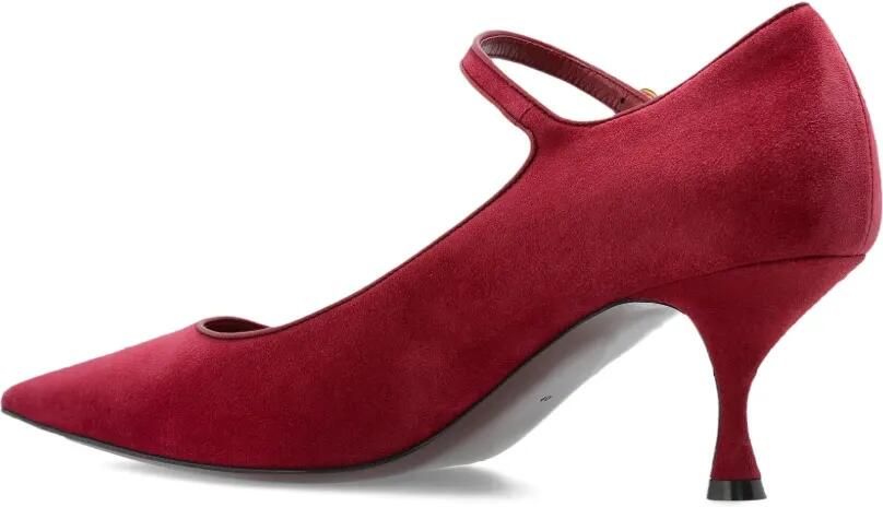Dolce & Gabbana 60 mm pumps met enkelbandjes en puntige neus Rood - Foto 2