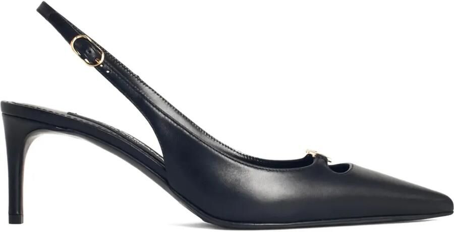 Dolce & Gabbana 70 mm slingback pumps met logo Zwart