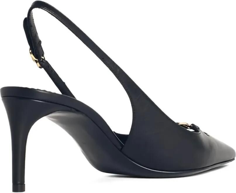 Dolce & Gabbana 70 mm slingback pumps met logo Zwart - Foto 2