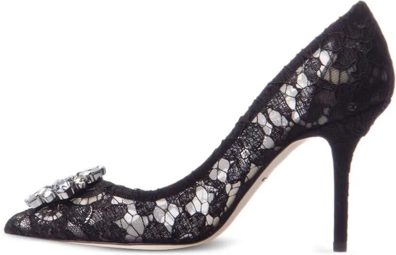 Dolce & Gabbana 90 mm Bellucci pumps Zwart - Foto 4
