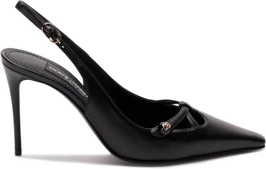 Dolce & Gabbana 90 mm DNA slingback pumps Zwart