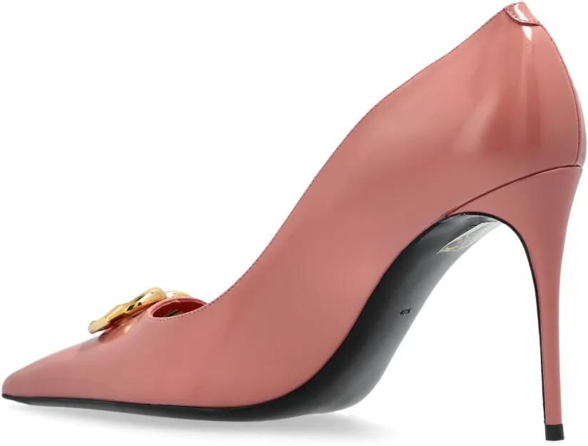Dolce & Gabbana 90 mm pumps met logodetail Roze - Foto 3