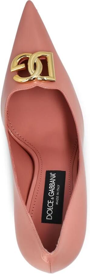 Dolce & Gabbana 90 mm pumps met logodetail Roze - Foto 5