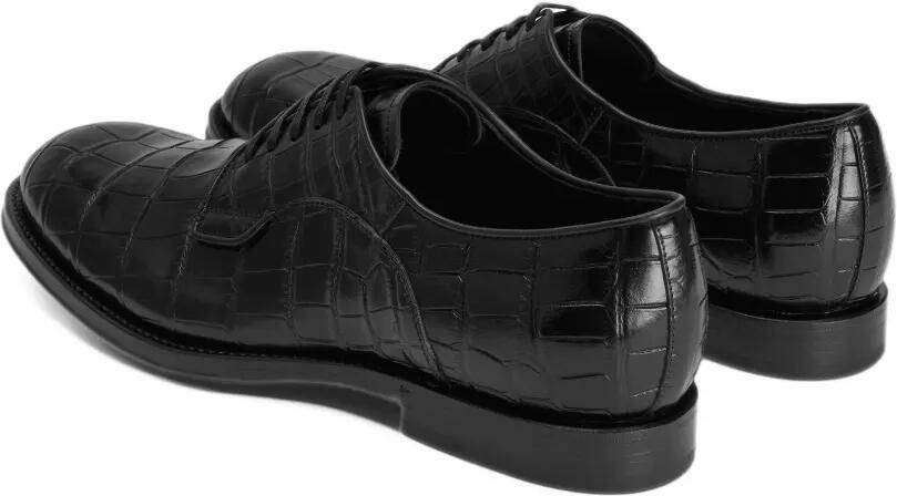 Dolce & Gabbana Alligator Derby shoes Zwart - Foto 2