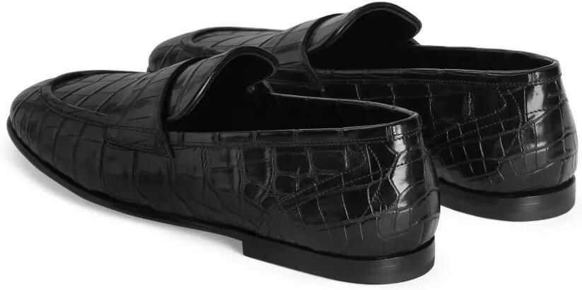 Dolce & Gabbana Alligator leren slippers Zwart - Foto 2