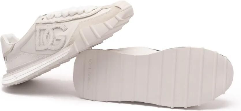 Dolce & Gabbana Athletic sneakers met logopatch Beige - Foto 5