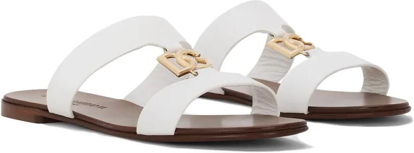 Dolce & Gabbana Bianca leren sandalen Wit - Foto 5