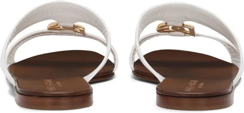 Dolce & Gabbana Bianca leren sandalen Wit - Foto 4