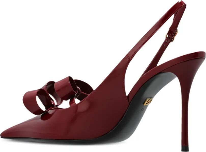 Dolce & Gabbana Slingback pumps met strikdetail Rood - Foto 3