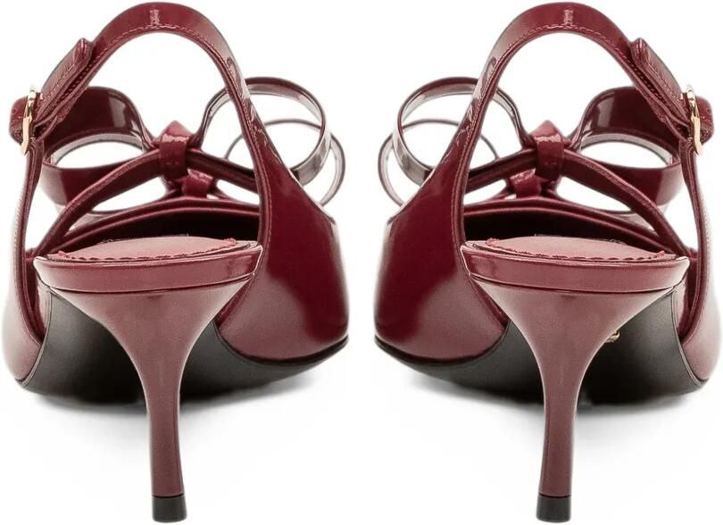 Dolce & Gabbana Slingback pumps met strikdetail Rood - Foto 3