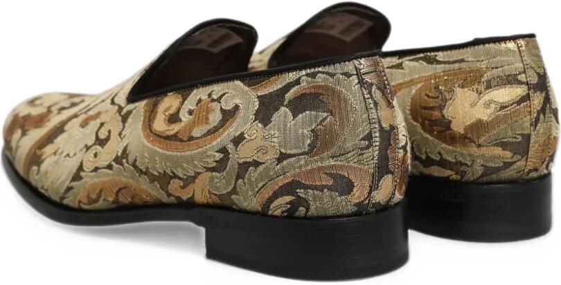 Dolce & Gabbana brocade loafers Goud - Foto 4