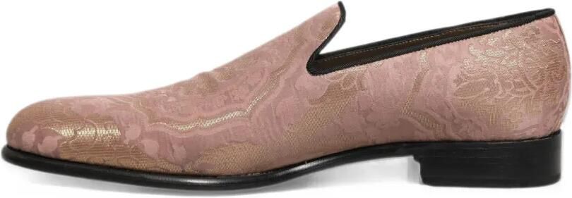 Dolce & Gabbana brocade slip-on loafers Roze - Foto 5