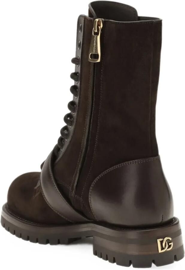 Dolce & Gabbana Veterlaarzen met gesp Bruin