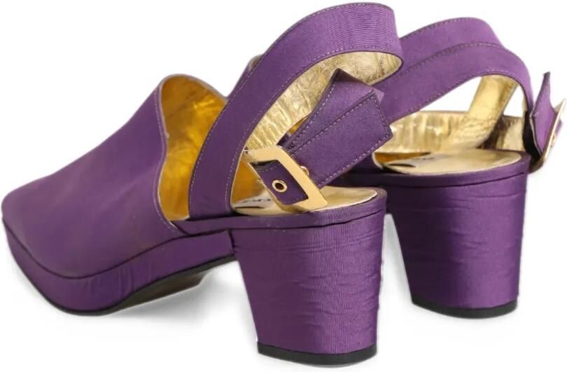 Dolce & Gabbana buckle-fastening platform sandals Paars - Foto 4