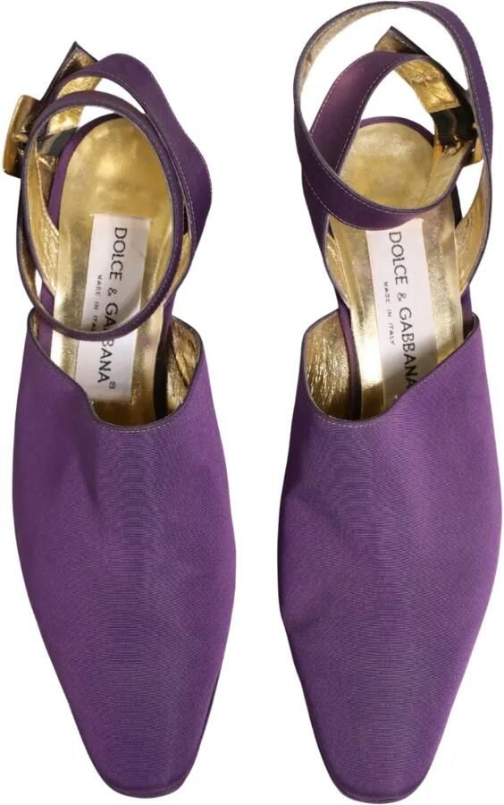 Dolce & Gabbana buckle-fastening platform sandals Paars - Foto 3