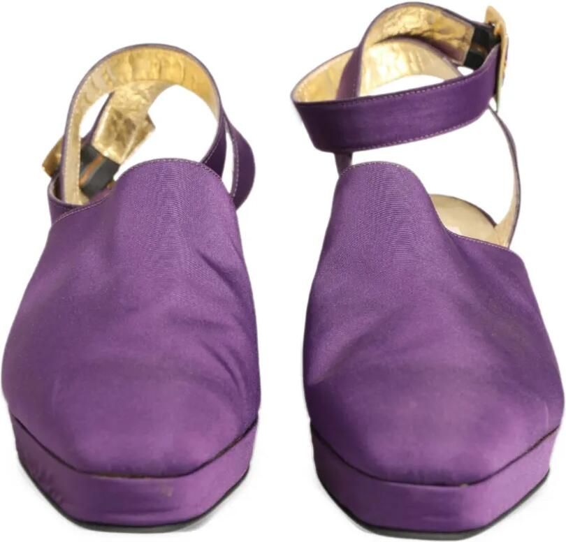 Dolce & Gabbana buckle-fastening platform sandals Paars - Foto 2