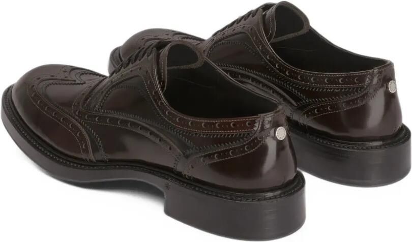 Dolce & Gabbana calfskin Derby shoes Bruin - Foto 4