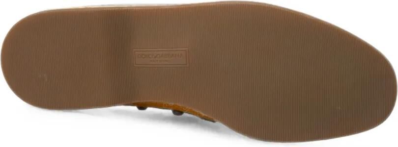 Dolce & Gabbana Canvas loafers met studs Oranje - Foto 5