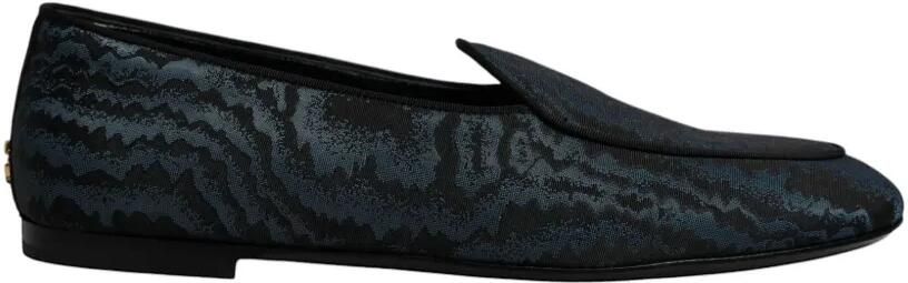 Dolce & Gabbana Caravaggio stoffen loafers met print Blauw